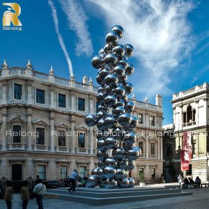 metal Tall Tree and the Eye sculpture