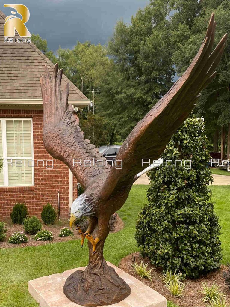 Bronze Eagle Statues Feedback from US clients (2)