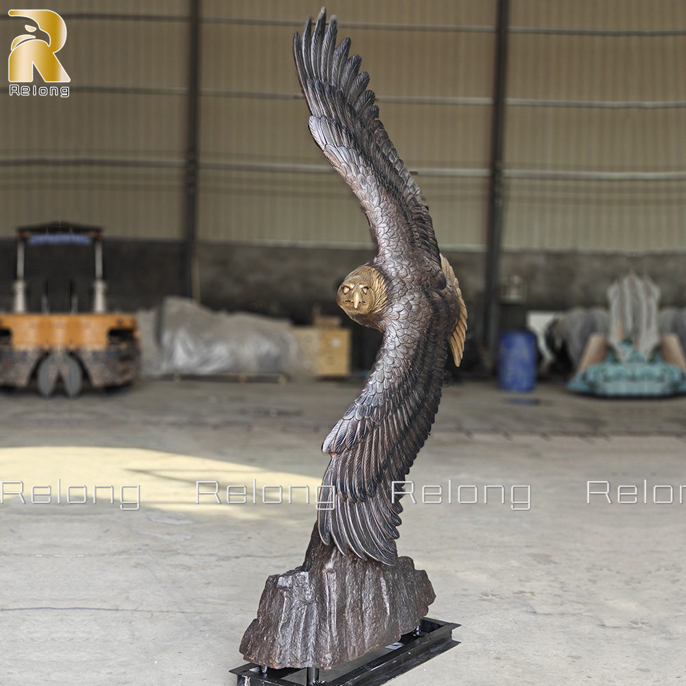 life size flying eagle statue
