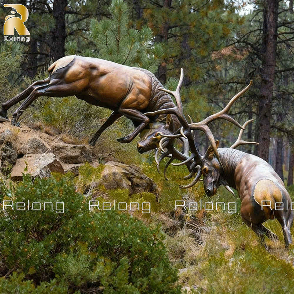 fighting elk statue feedback
