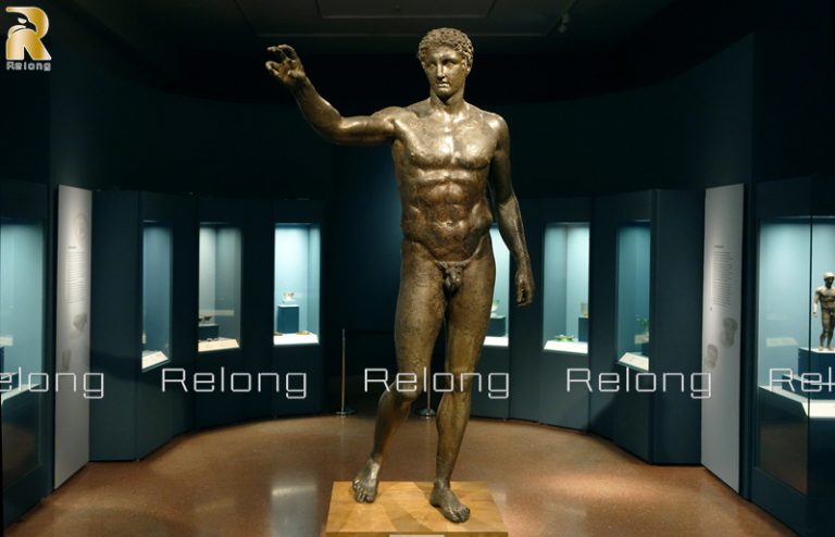 Doryphoros sculpture made of bronze