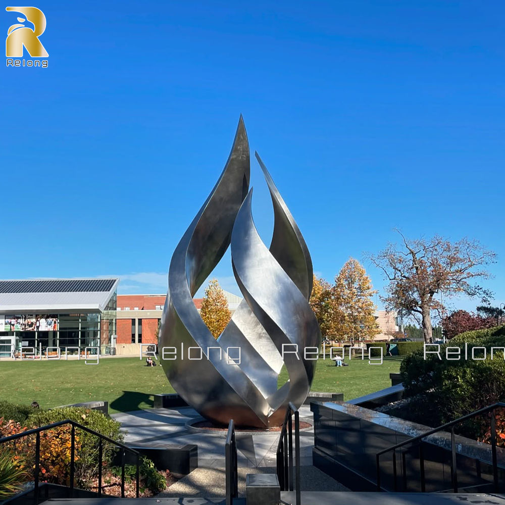 abstract flame sculpture