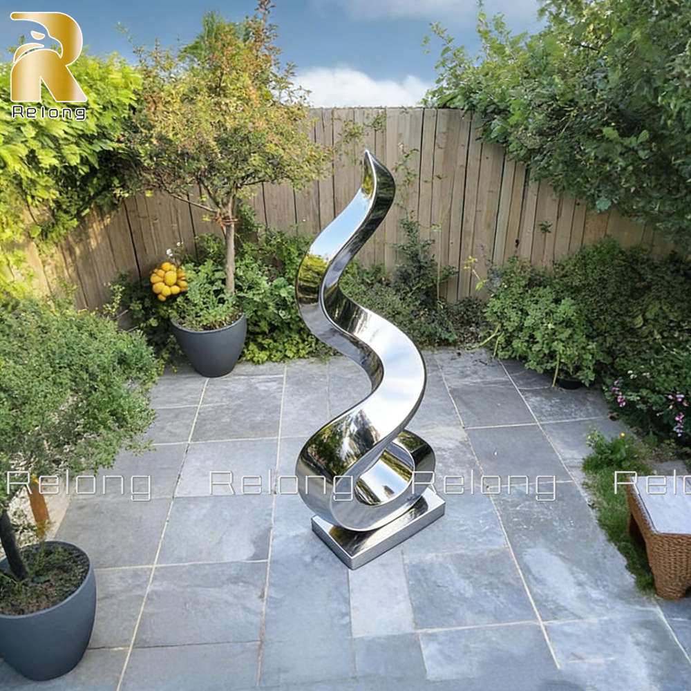 abstract spiral sculpture