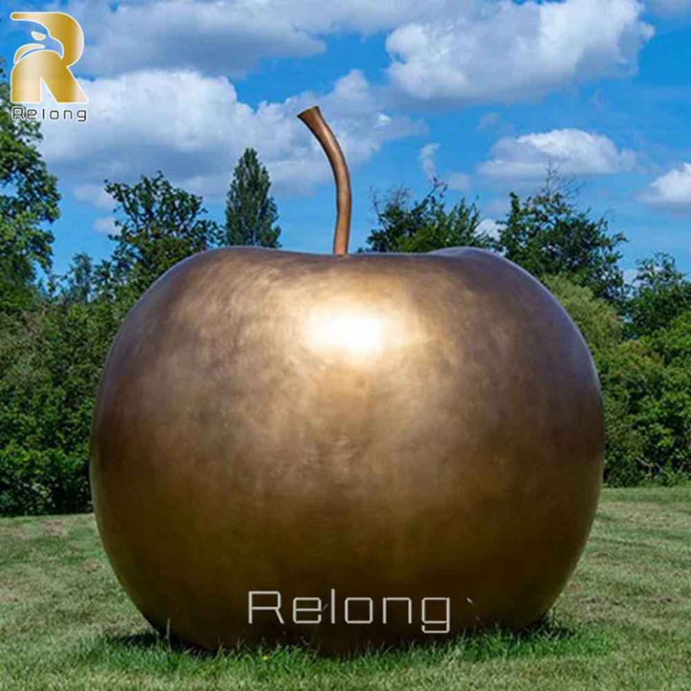 apple sculpture for garden
