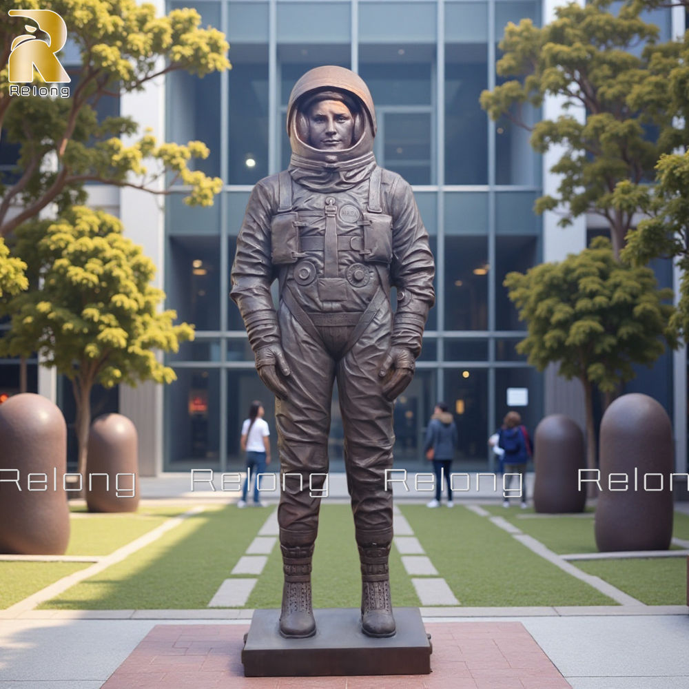 custom life size astronaut sculpture