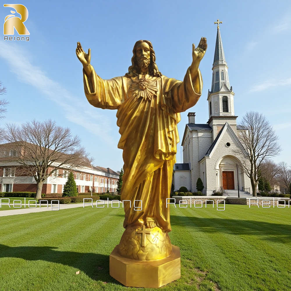 high quality bronze jesus statue for outdoor decor