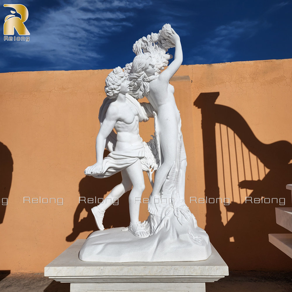 white marble classic statue