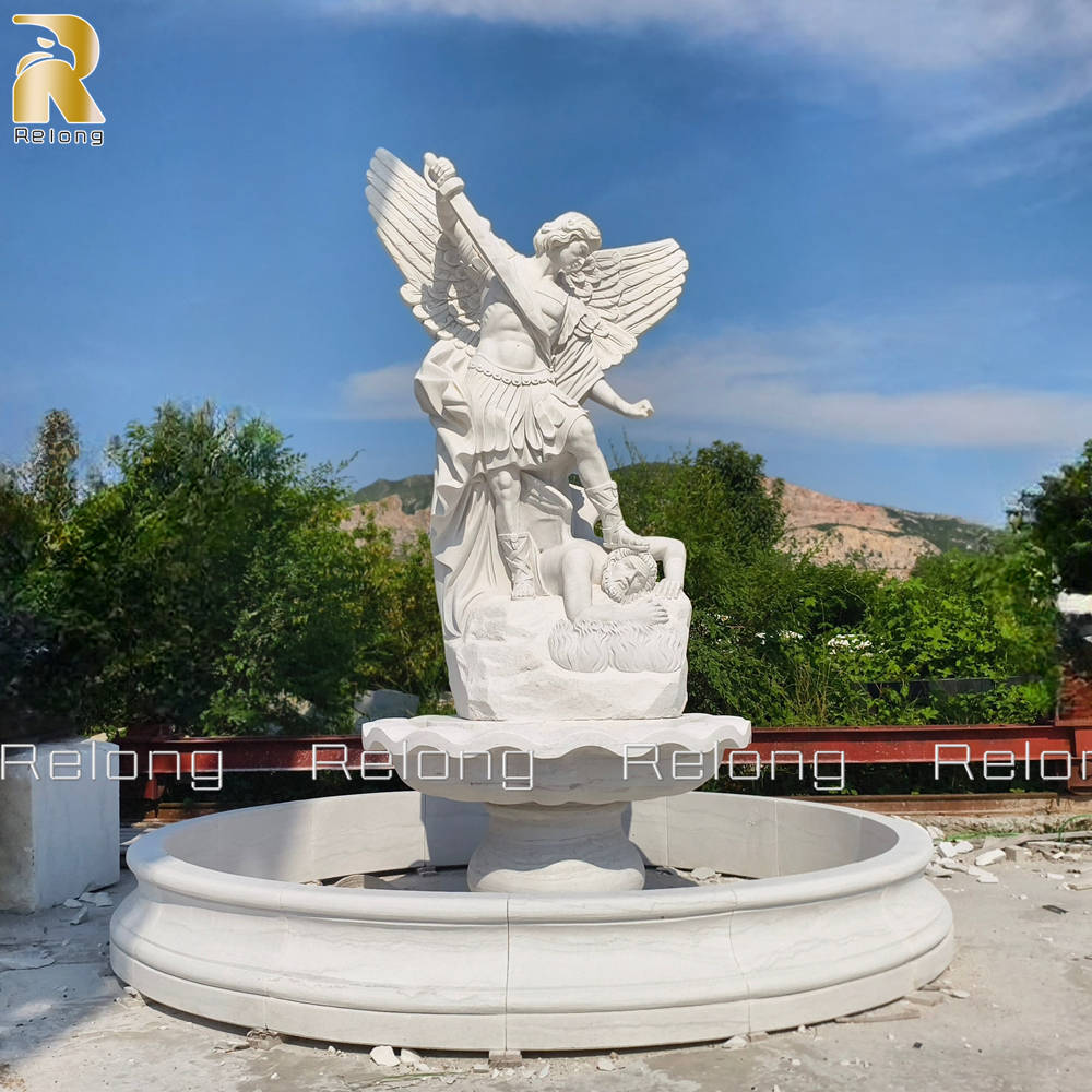 outdoor St. Michael Fountain