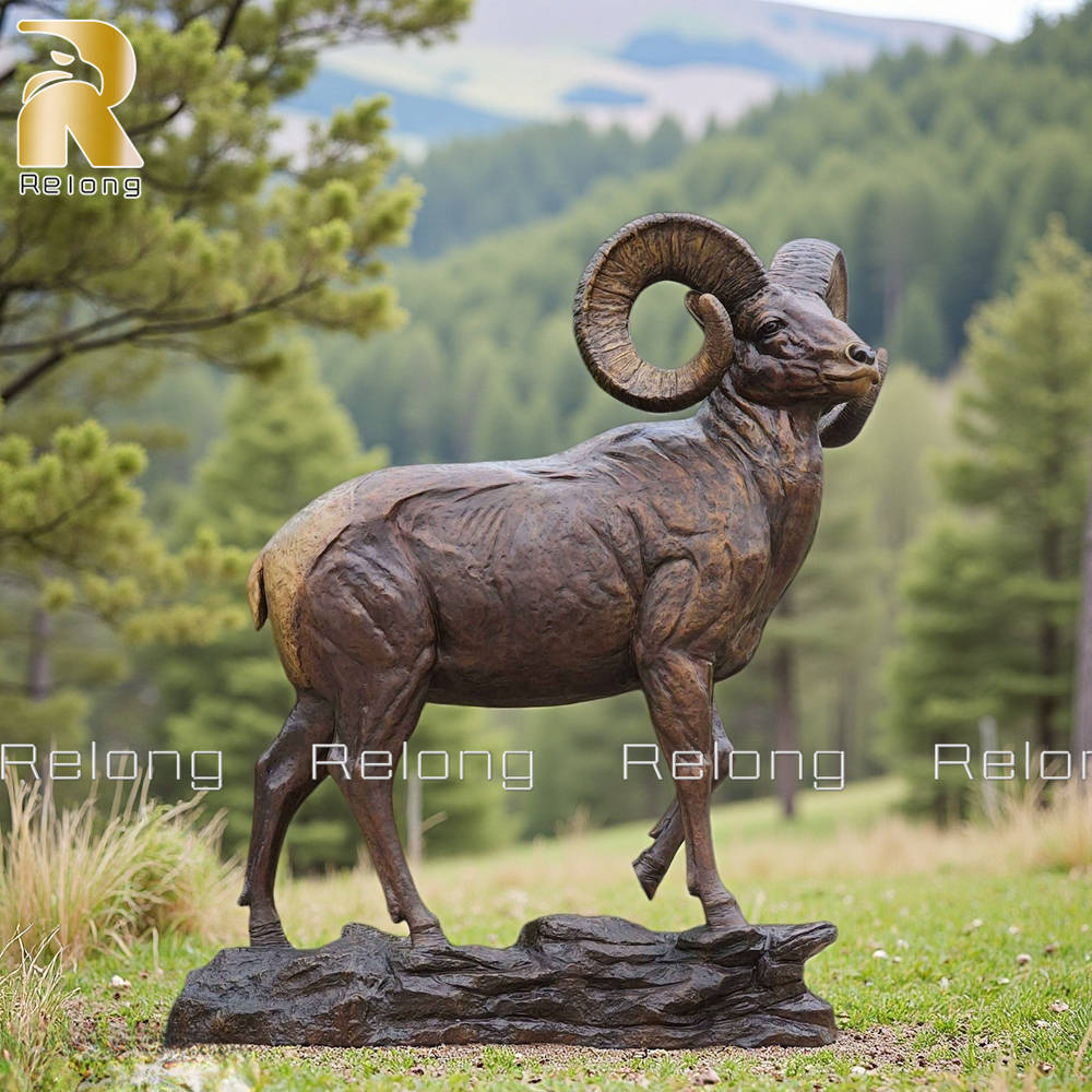 Large Bronze Argali Sculpture RBOA-046
