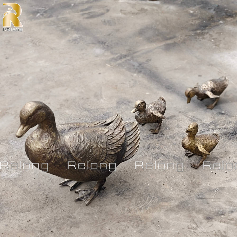 bronze ducks