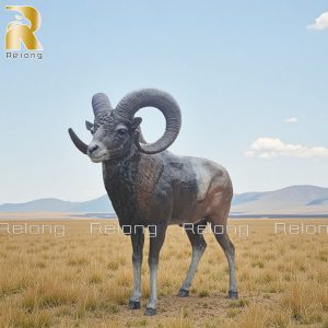 large bighorn sheep sculpture