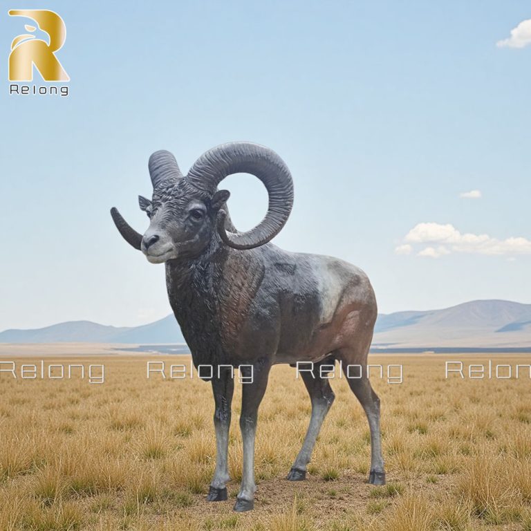 large bighorn sheep sculpture
