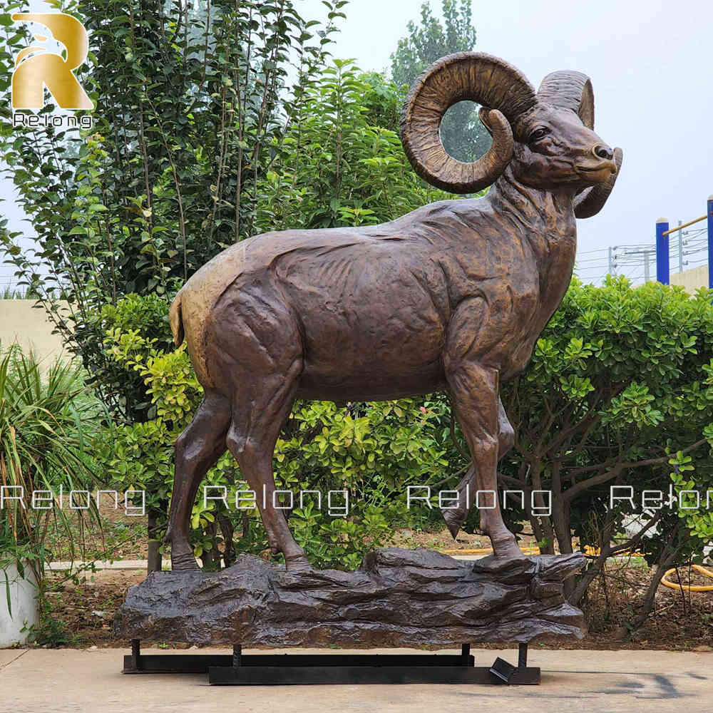 life size argali sculpture
