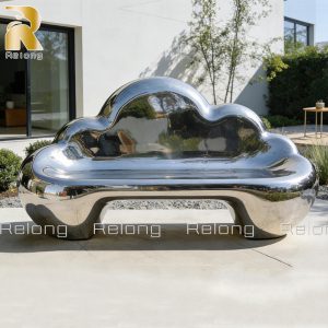 metal bench sculpture
