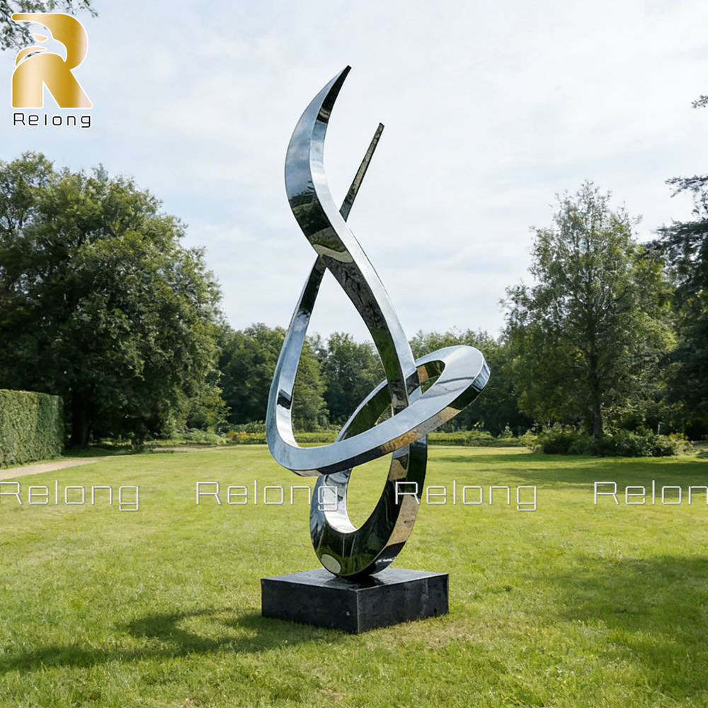modern steel sculpture