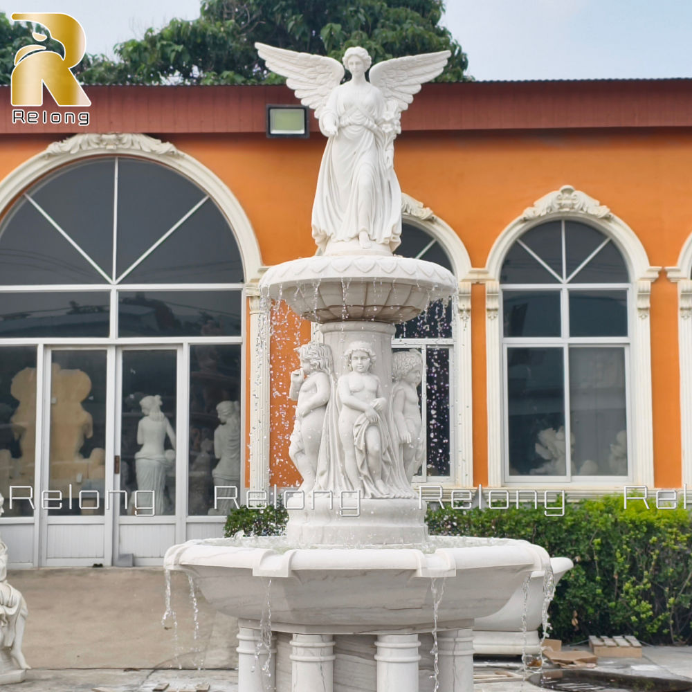 angel water fountain details