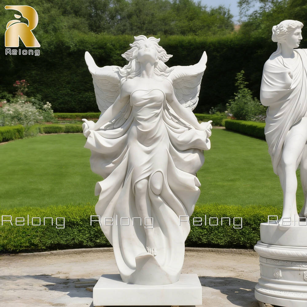 flying angel sculpture