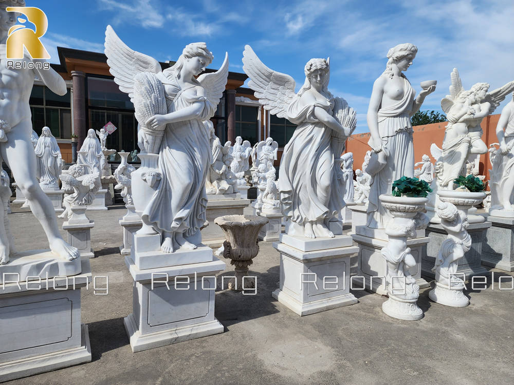 life size garden angel sculpture