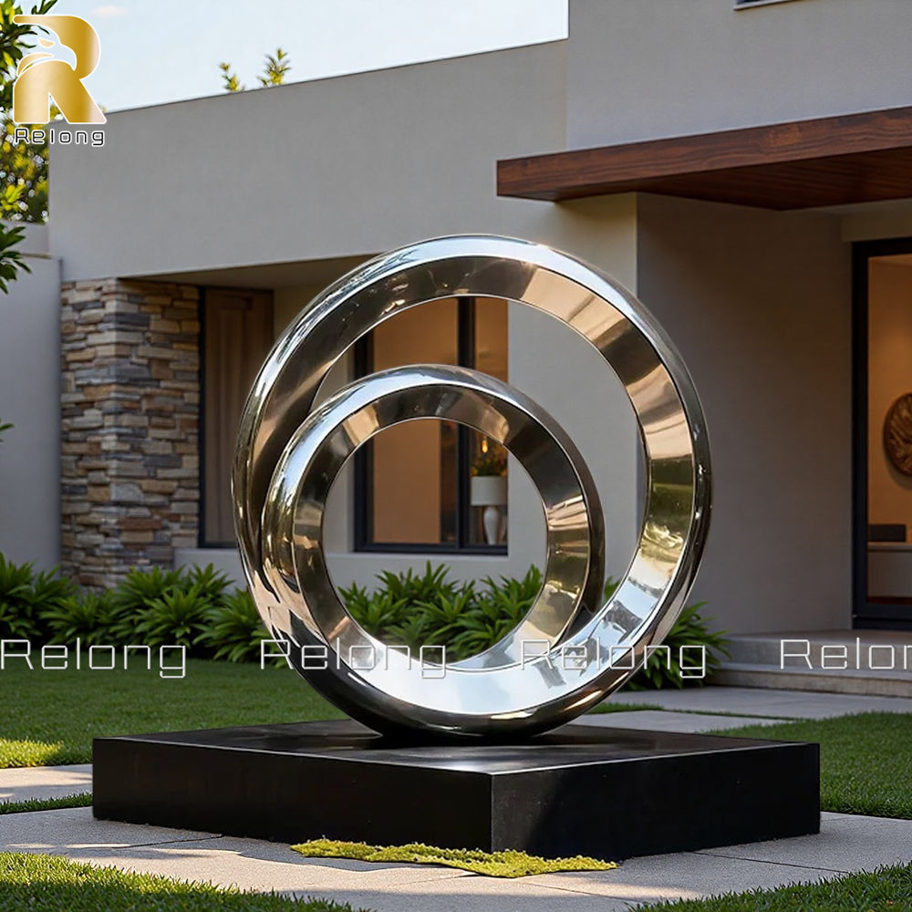 Modern Steel Circular Sculpture RMAS-027