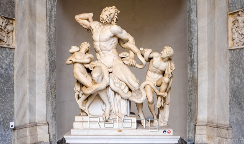 Roman the Laocoon and his sonn statue