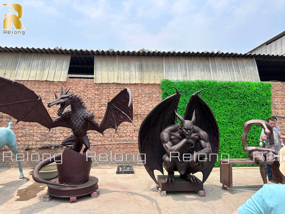 bronze gargoyles
