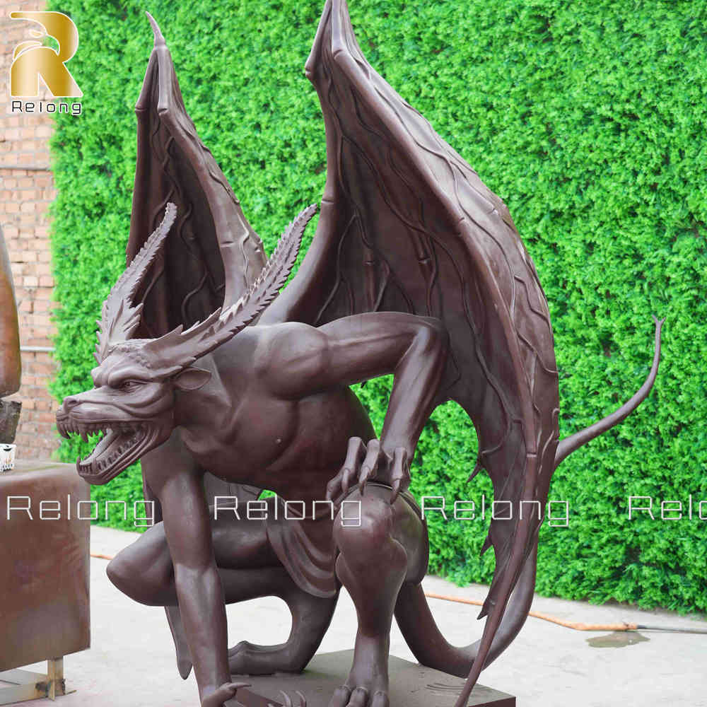 decorative bronze gargoyle