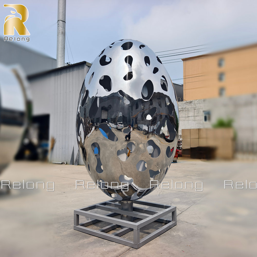 egg sculpture created by Relong Factory