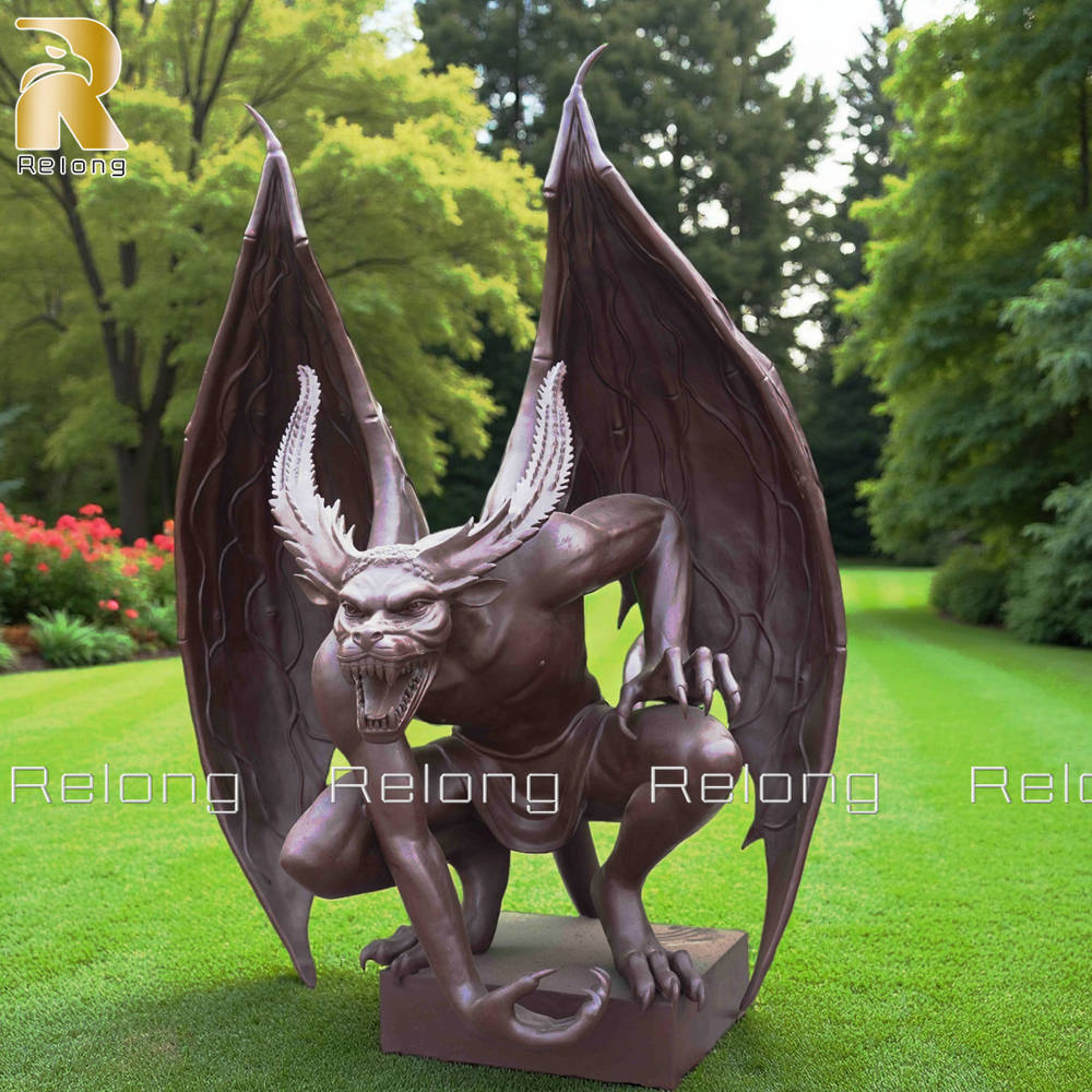 high quality bronze gargoyle statue