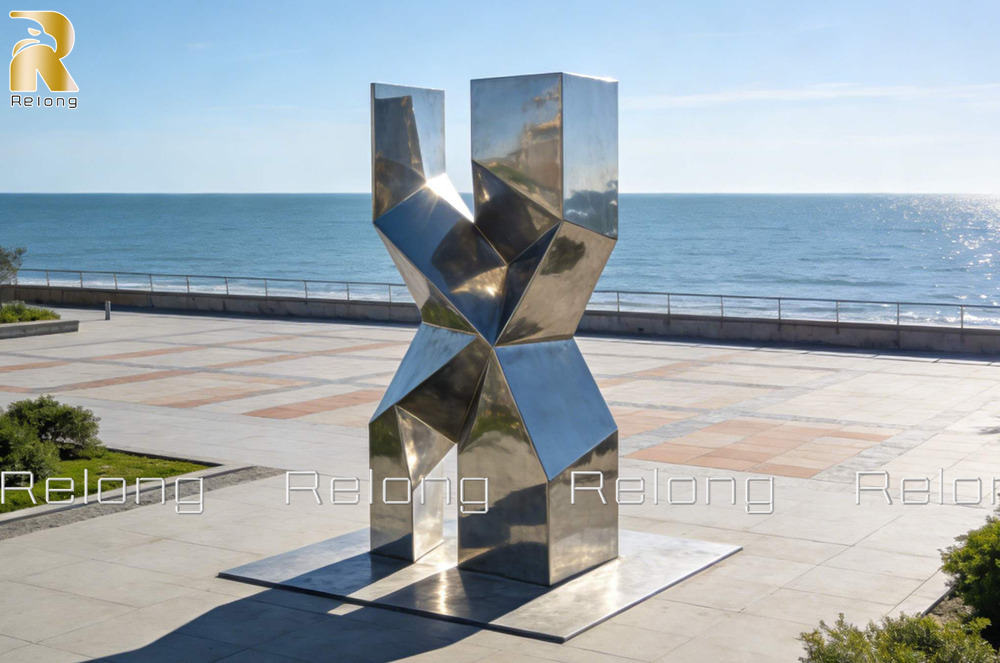stainless steel sculpture for outdoor