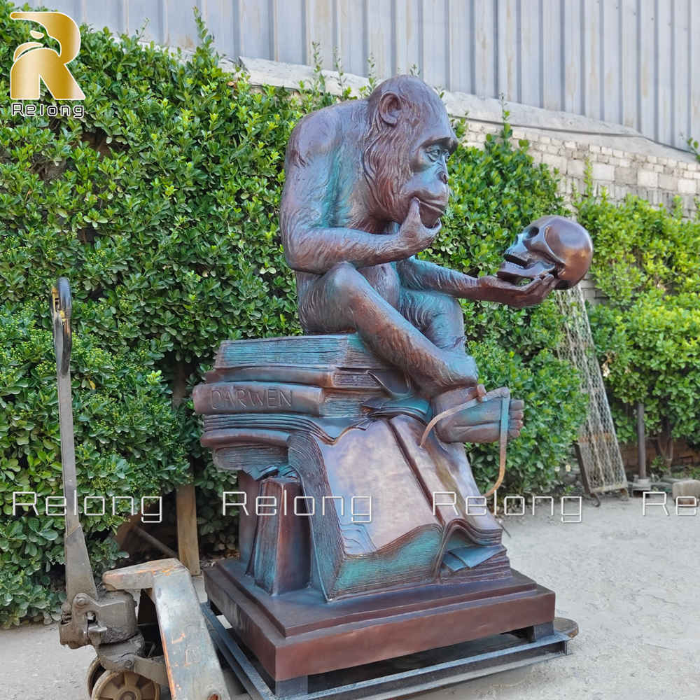 large monkey statue