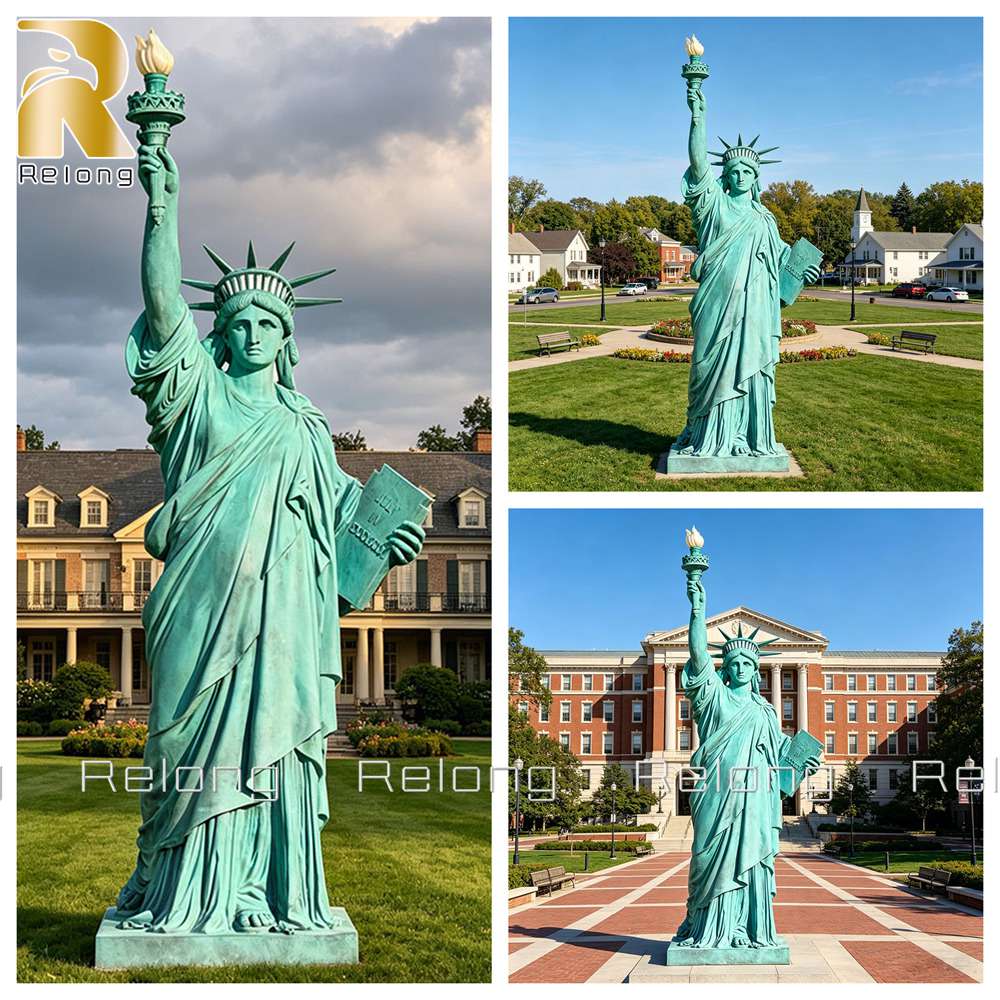Various applications of liberty statue