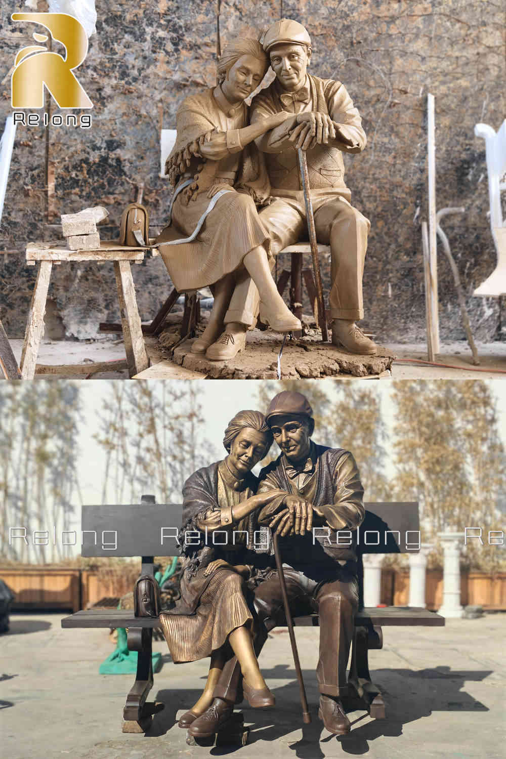  couple statue