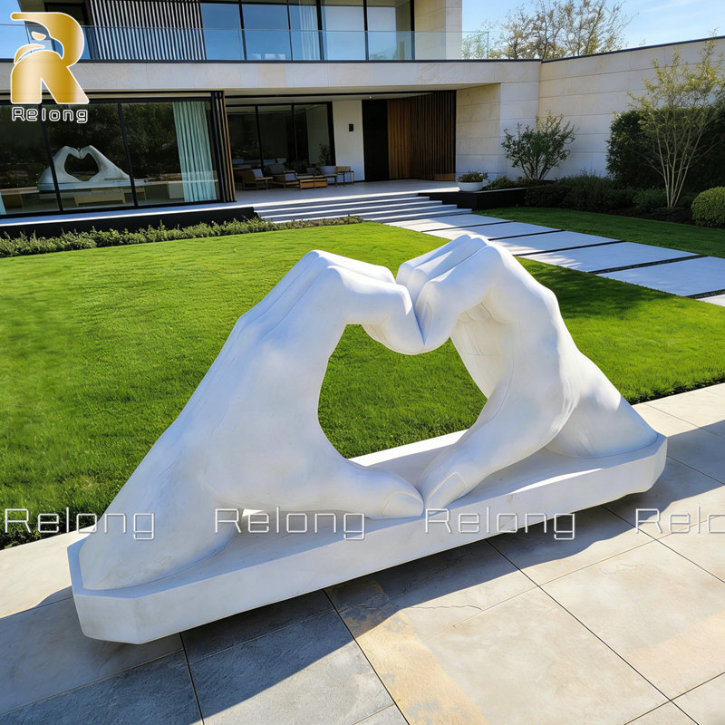 marble hand sculpture