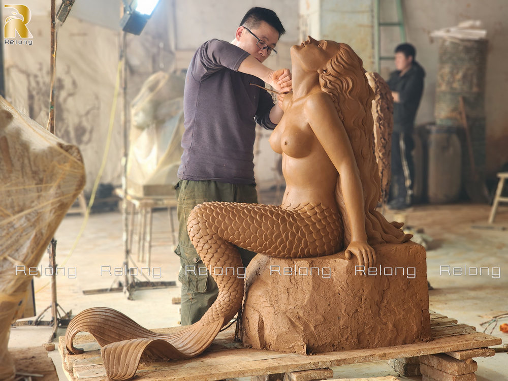 mermaid clay model (1)
