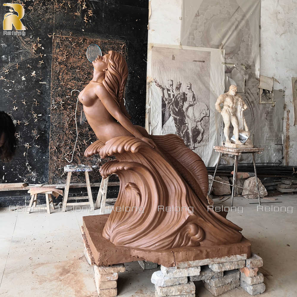 mermaid clay model (3)