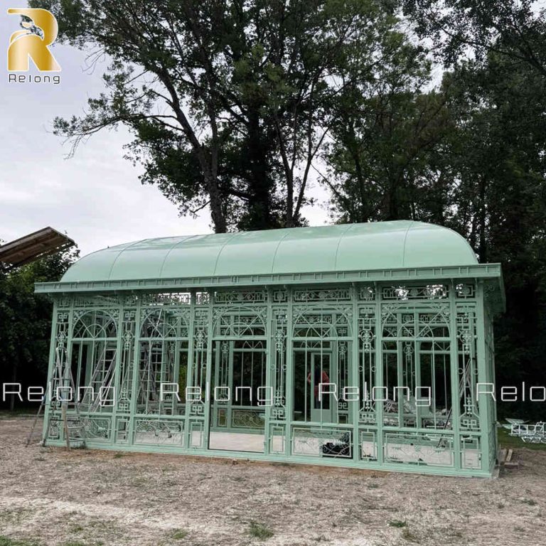 custom iron victorian style conservatory