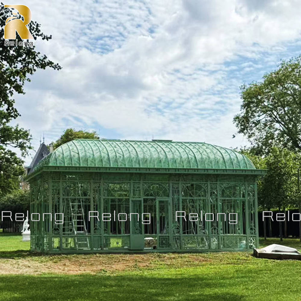 luxury iron victorian style conservatory