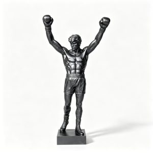 life size bronze boxer statu