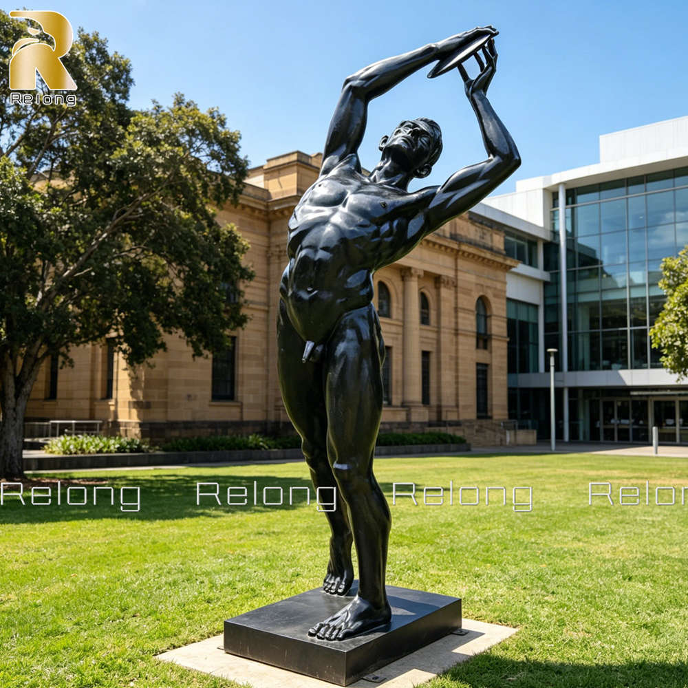 customized discus thrower statue