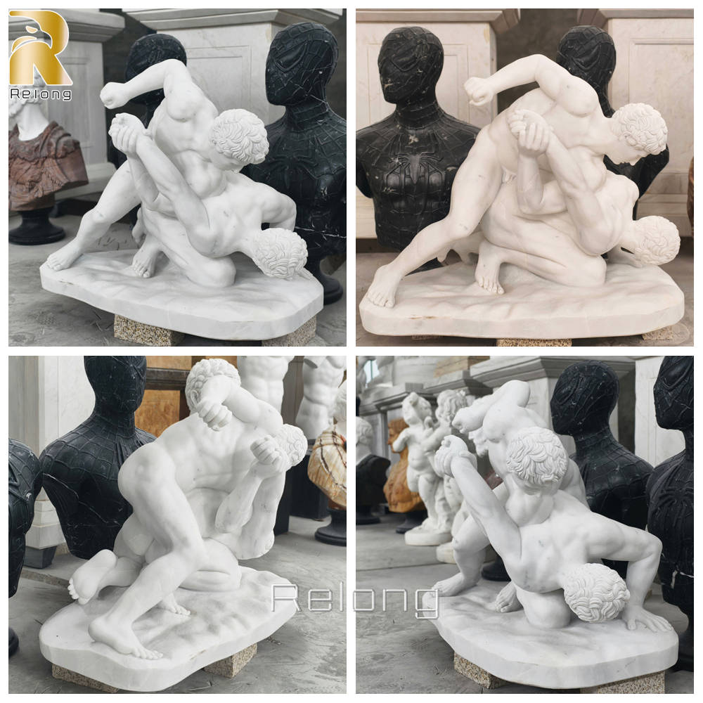 finished marble the wrestlers at Relong Factory