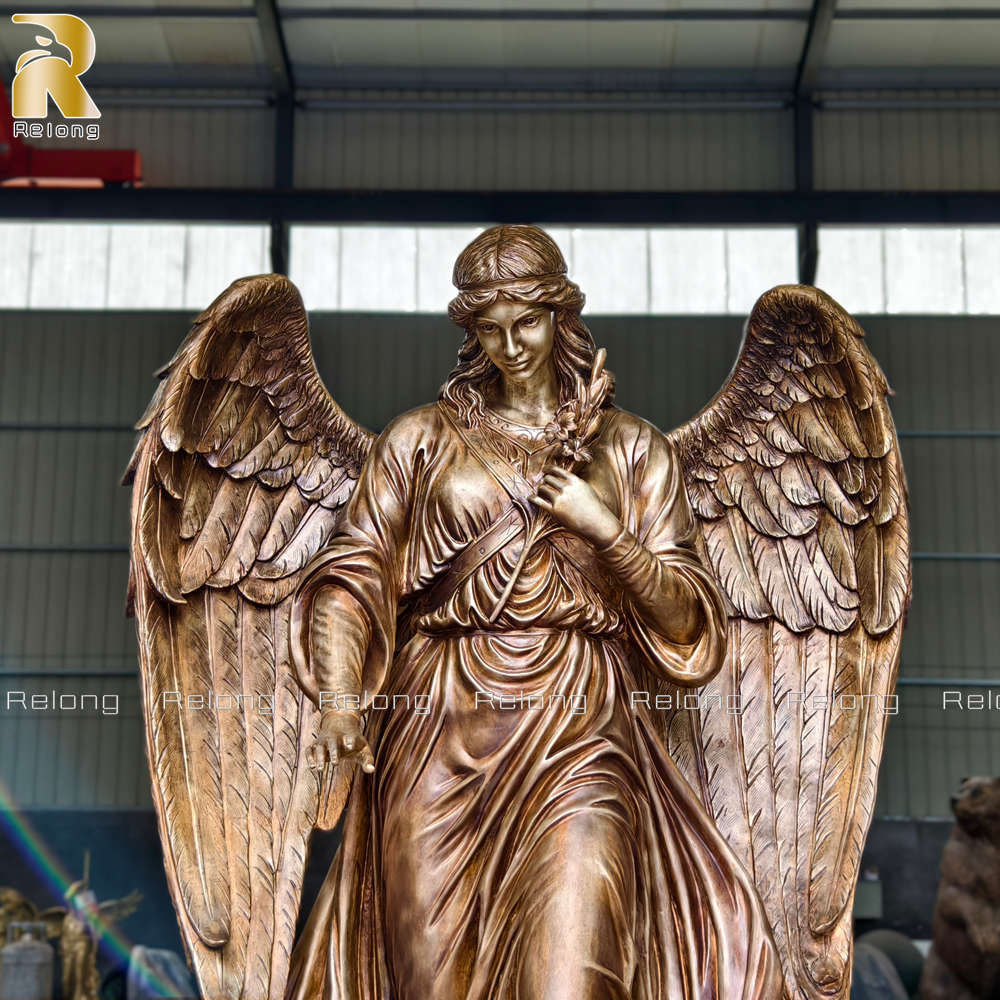 exquisite angel statue details