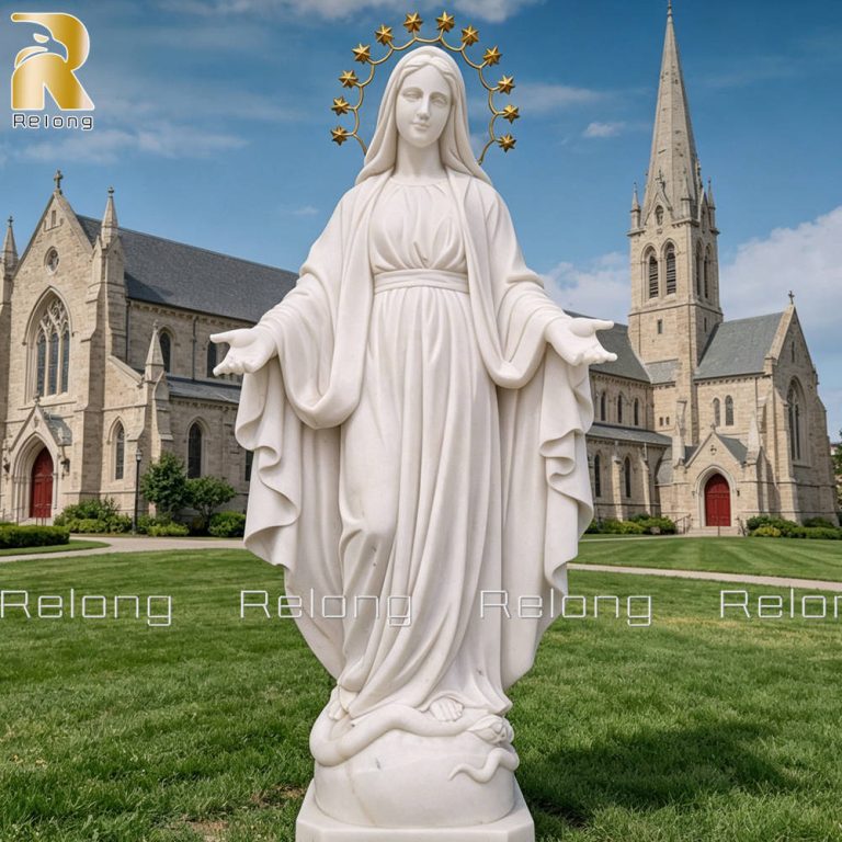 marble Immaculate Conception Statue