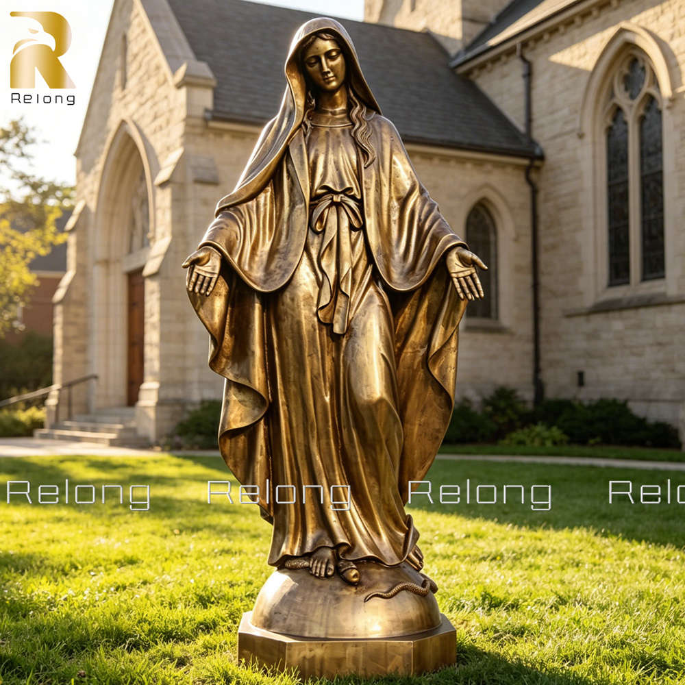 open armed Our Lady of Grace Statue