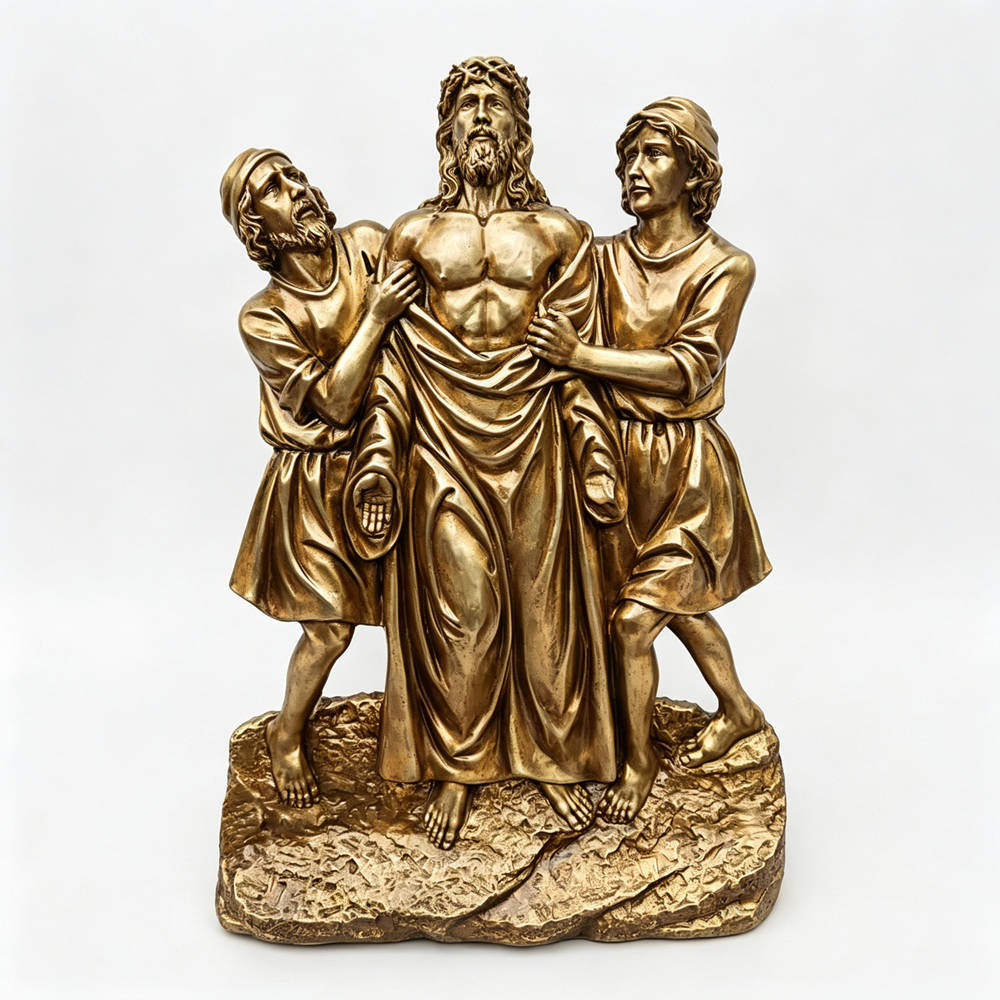 bronze bronze Stations of the Cross (3)