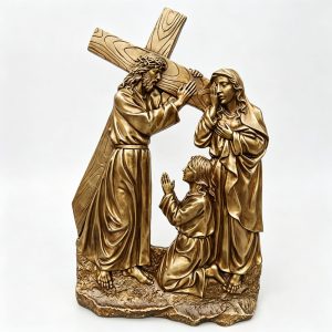 bronze bronze Stations of the Cross