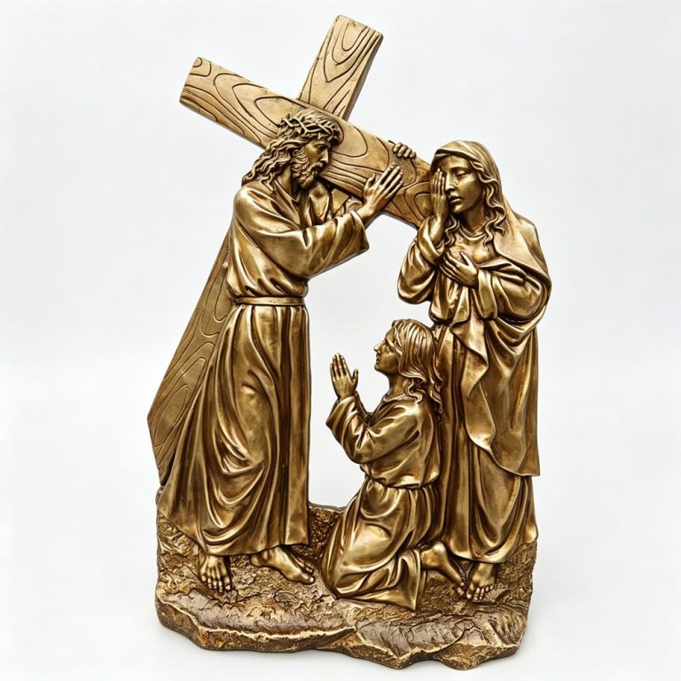 bronze bronze Stations of the Cross