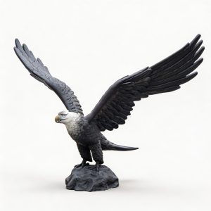 bronze soaring eagle sculpture for sale