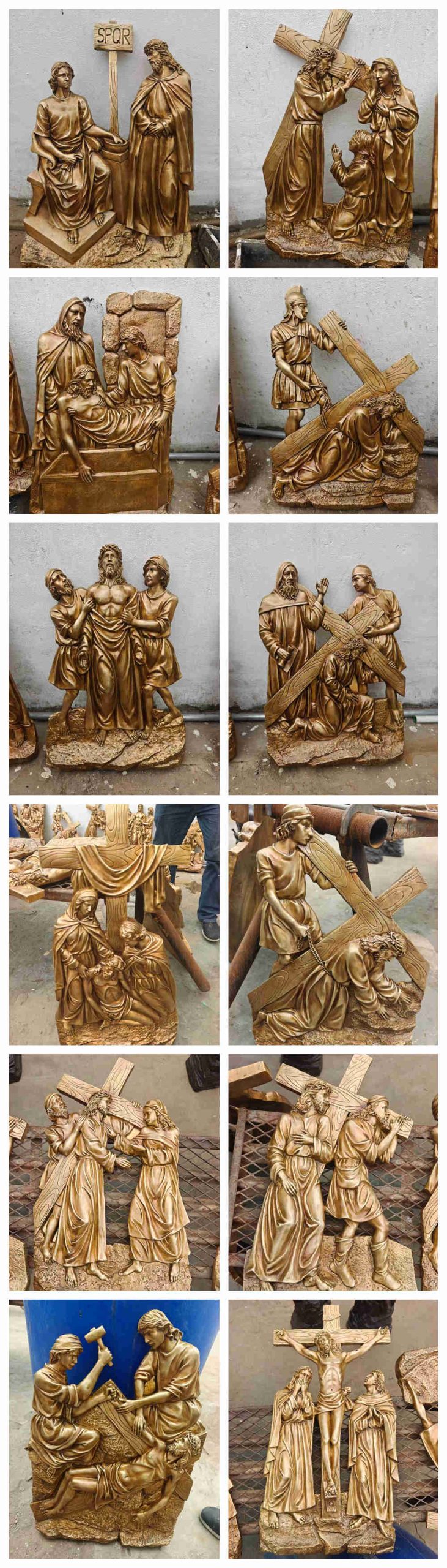 completed bronze fourteen Stations