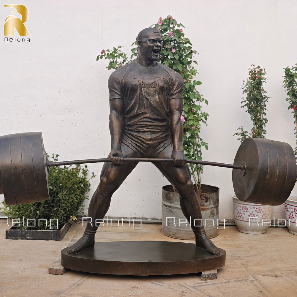 life size weightlifter statue (2)