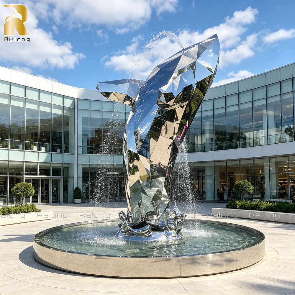metal whale sculpture for outdoor decor